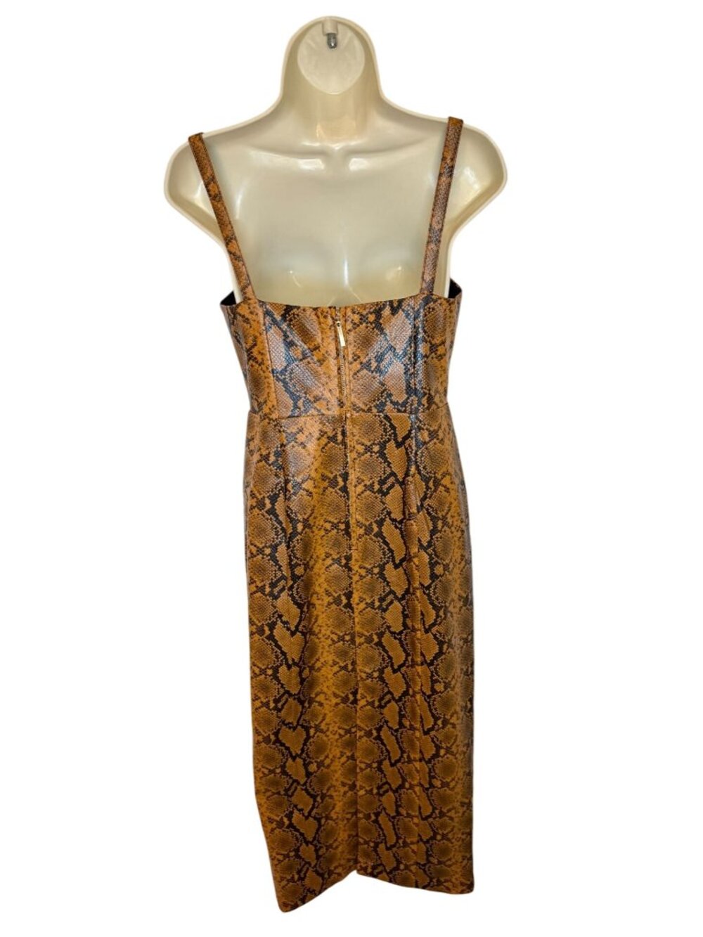 KITRI Ursula Snakeskin Vinyl Dress NWT - Size 2 - Picture 8 of 8